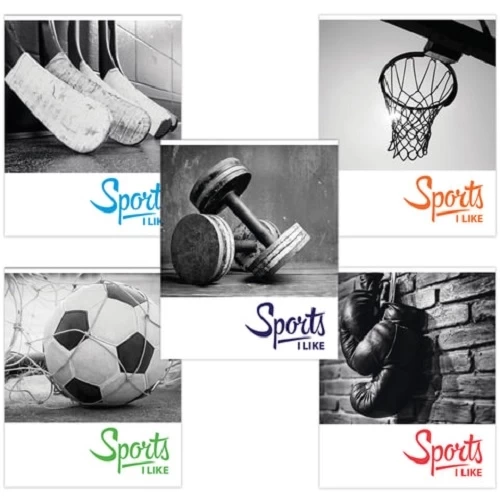 Тетрадь клетка 48 л. "СПОРТ" BRAUBERG арт. 403035