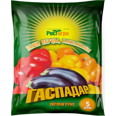 Почвогрунт РостАгро Ваши перцы, баклажаны  5л арт.0020