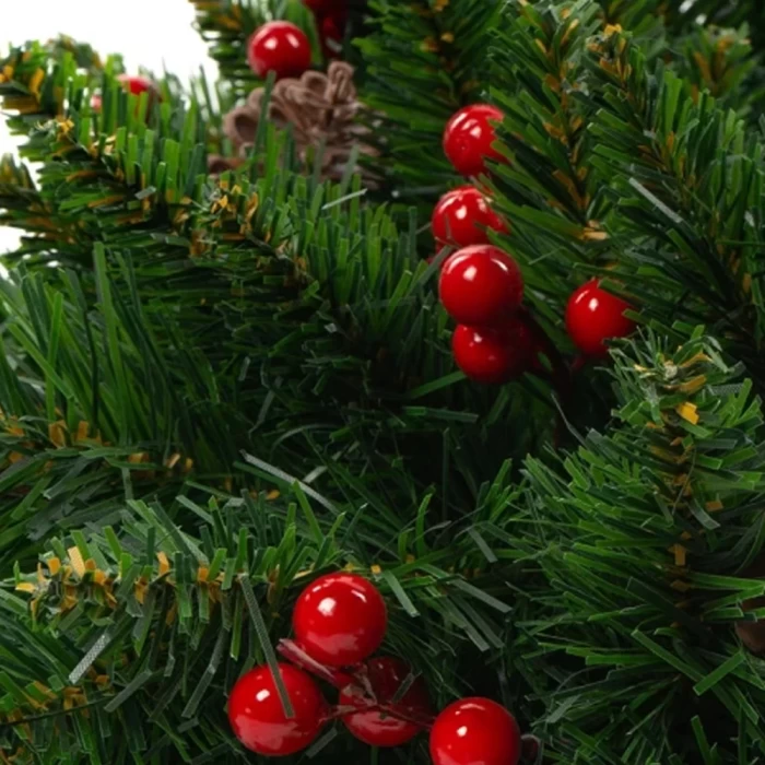 Венок с ягодами и шишками МВСЯШ-45 d-45