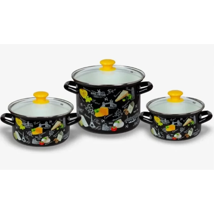 Набор кастрюль Сыр 5-1 Экстра коричневый