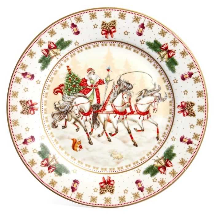 Тарелка столовая обеденная Lefard Тройка 85-2080 20,5см