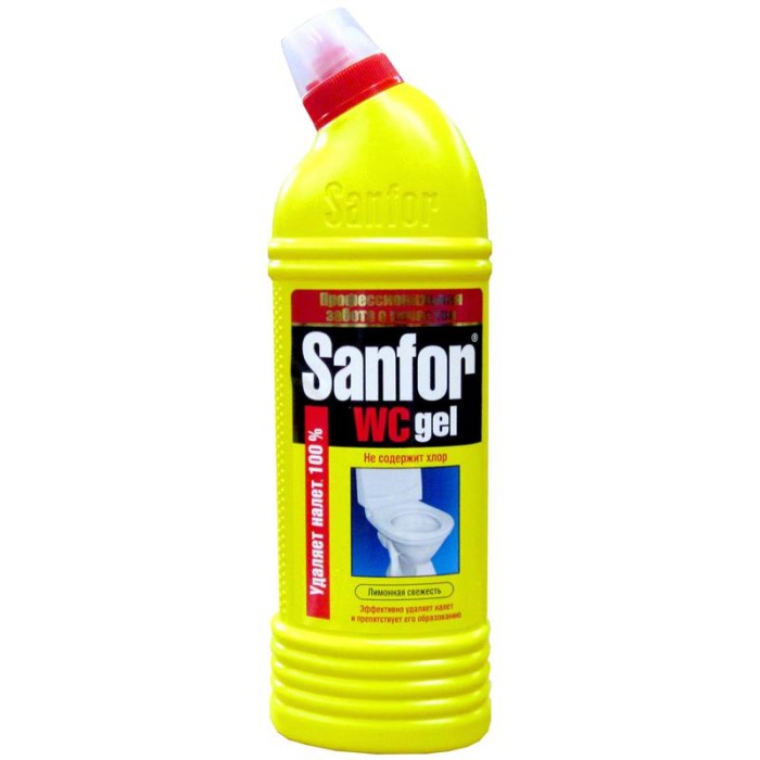 Cредство санитарно-гигиеническое Sanfor WC gel морской бриз загущенное 750г