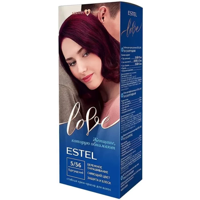 Крем-краска стойкая для волос Estel Love Бургундский 5/56 