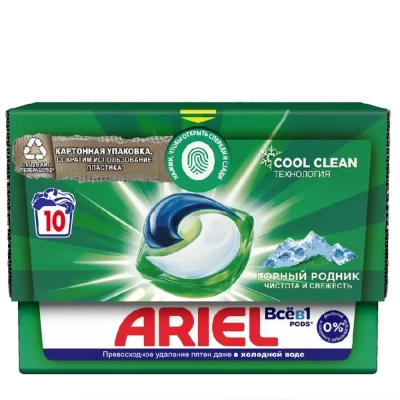 Капсулы для стирки Ariel "Горный Родник" 10 шт