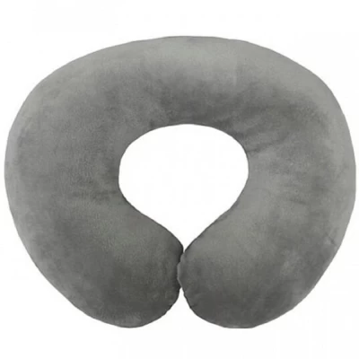 Подушка дорожная Matex Bagel line 37х35х9см серый арт.27-447