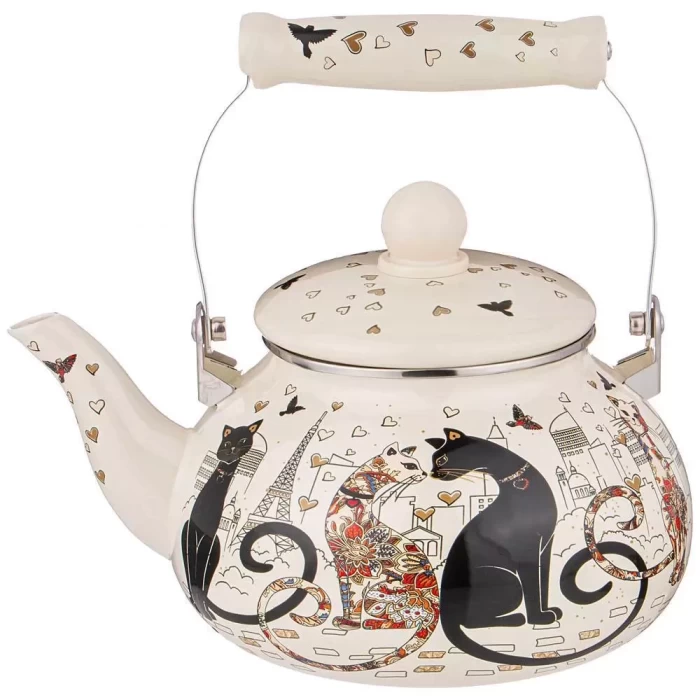 Чайник Agness  Парижские Коты 2.5л.