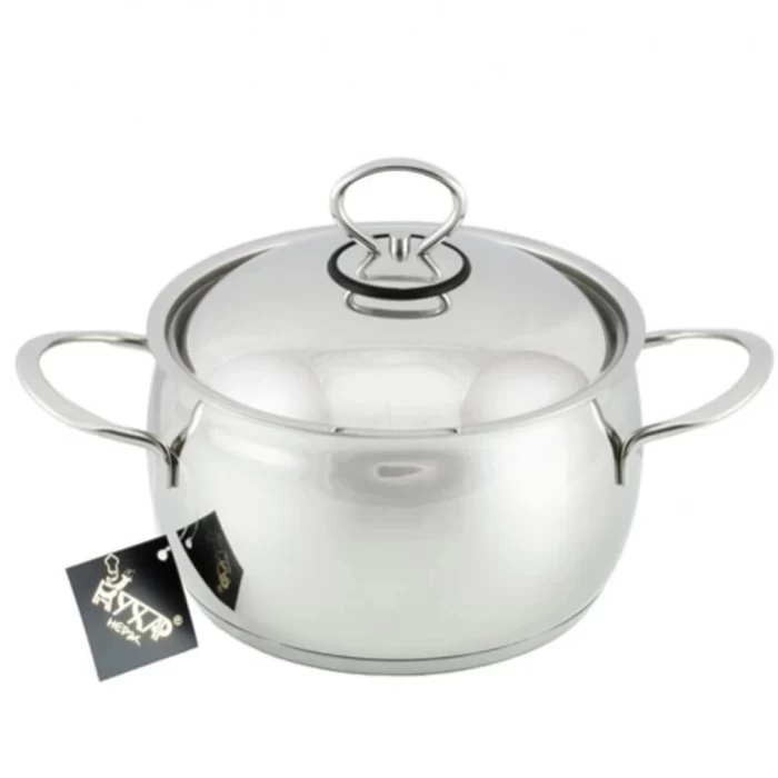 Кастрюля Кухар Магнолия Классика с металлической крышкой