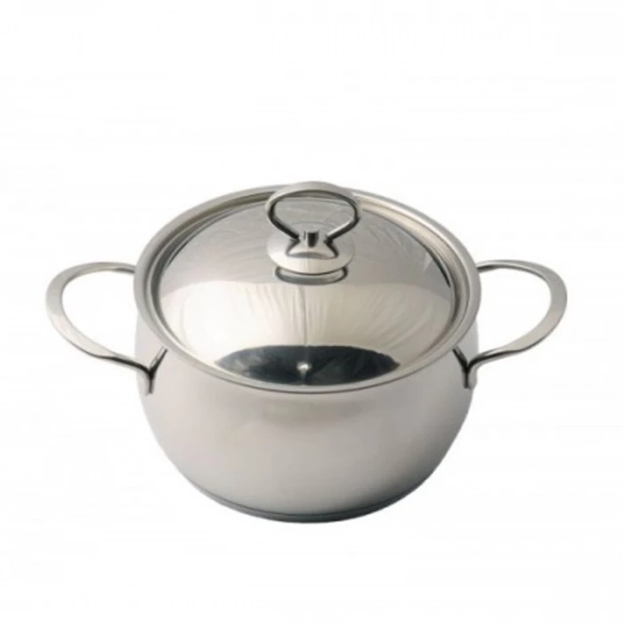 Кастрюля Кухар Магнолия Классика с металлической крышкой