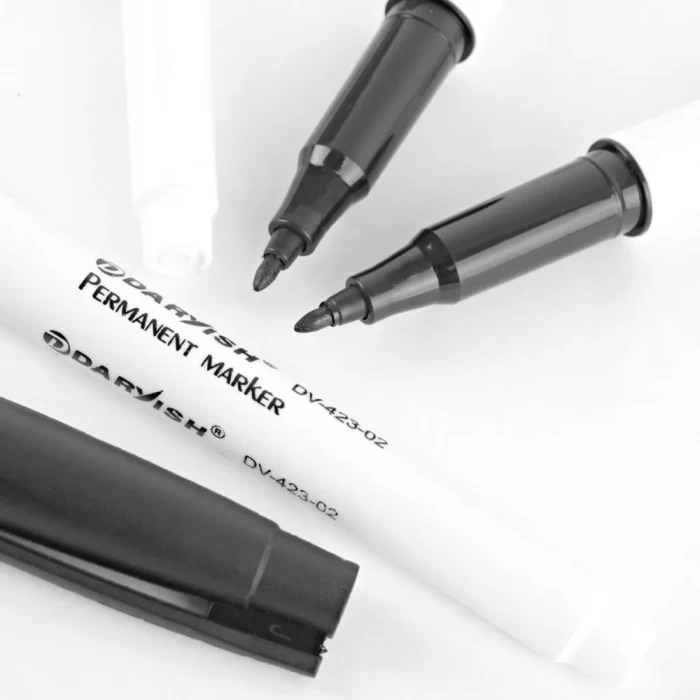 Маркер-перманент Darvish черный очень тонкий