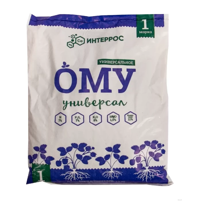 Удобрение ОМУ органоминеральное Универсал 1кг