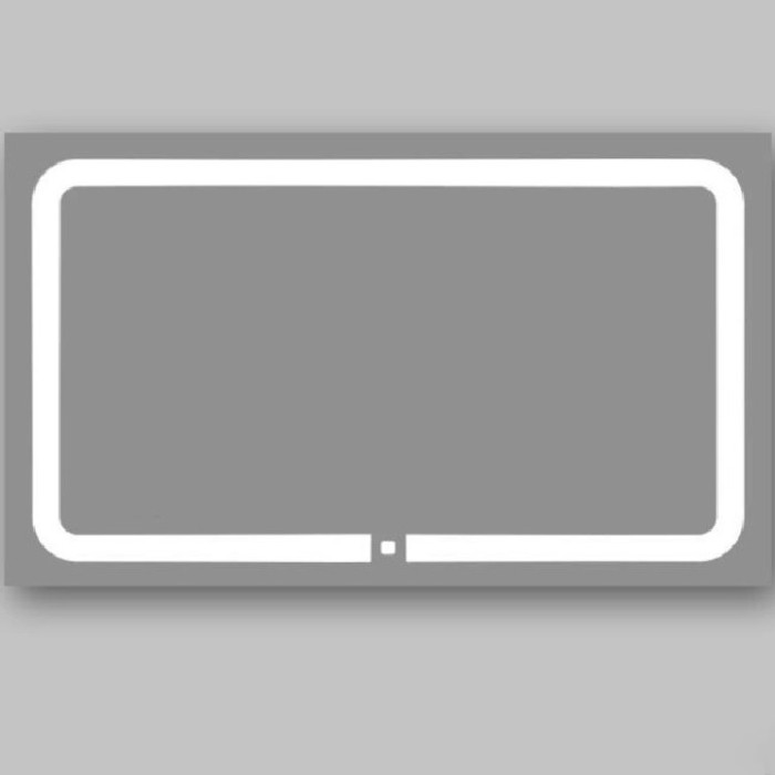 Зеркало бытовое навесное с подсветкой 1000х600 ЗП-41