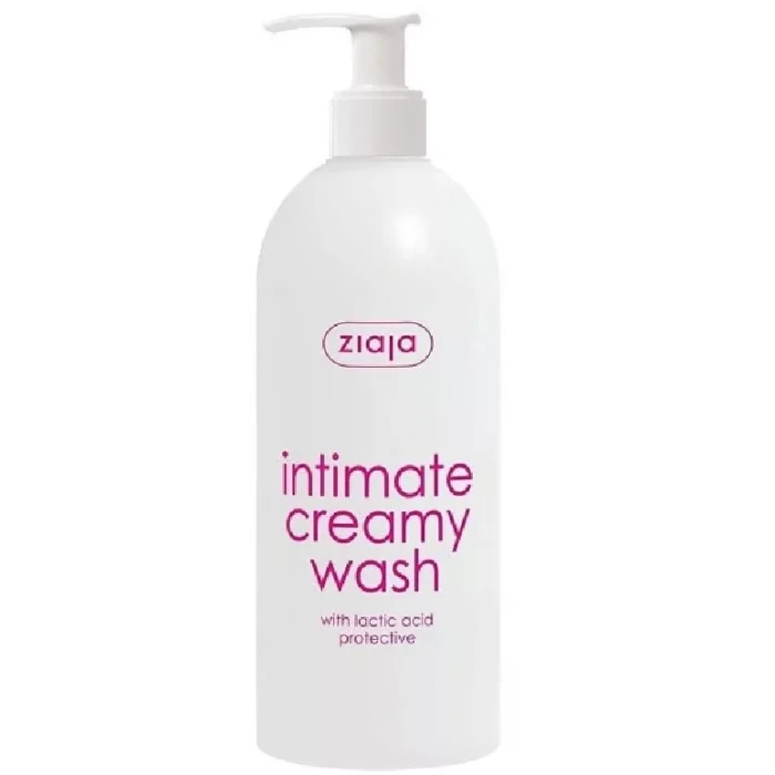 Крем-мыло для интимной гигиены с молочной кислотой Ziaja 500мл