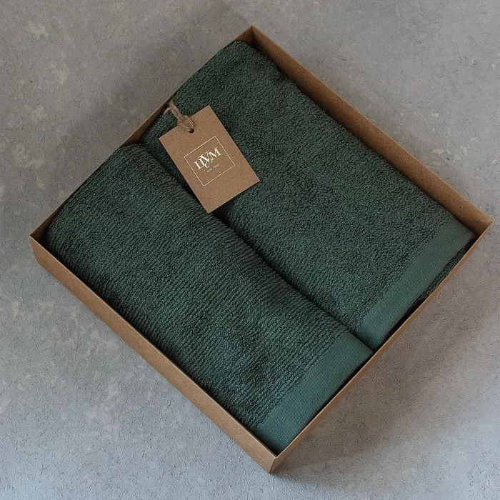 Набор полотенец махровых ТМ "ЦУМ" зелень