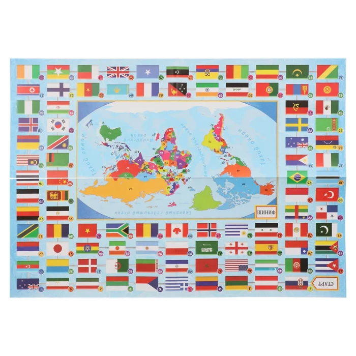 Игра настольная викторина Флаги страны города