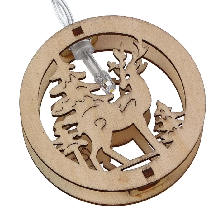 Гирлянда с насадками Сноу Бум Сказка шампань 2м