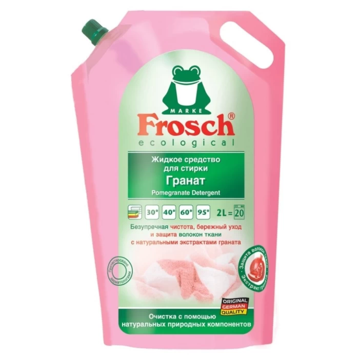 Жидкое средство для стирки Frosch "Гранат" 2 л