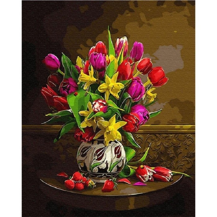 Картина по номерам "Букет цветов" DV-9519-11