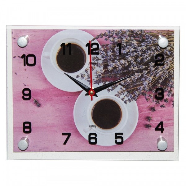 Часы настенные "Рубин" Кофе для двоих 2026-016