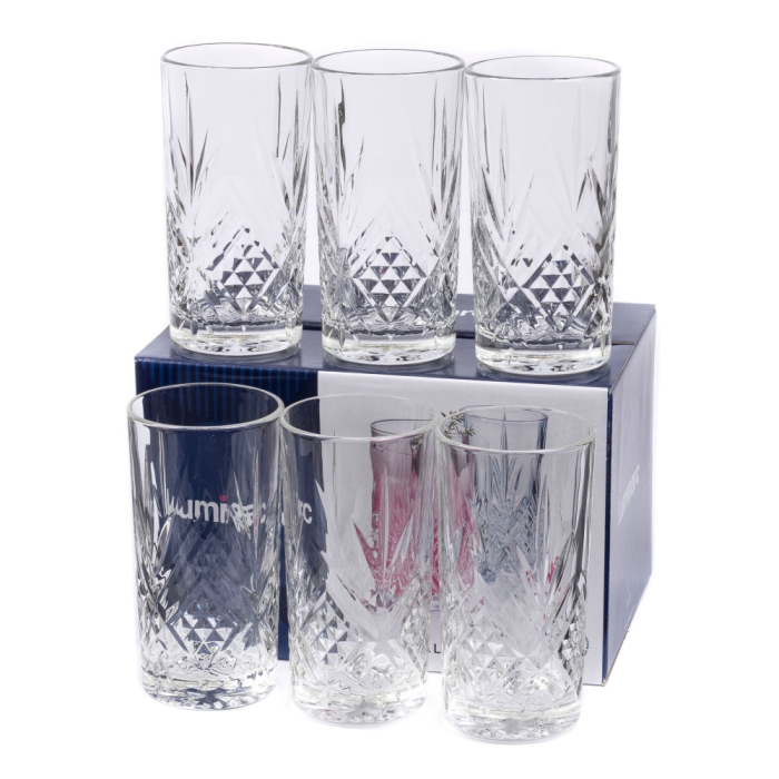 Набор высоких стаканов Luminarc "Зальцбург" 380мл, 6шт