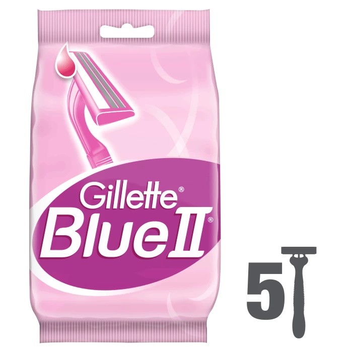 Одноразовые станки Gillette Blue II for Women 5шт