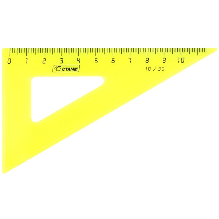 Треугольник 10см 30° Neon СТАММ арт. ТК230