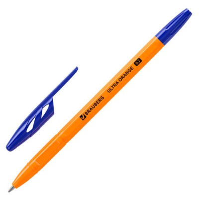 Ручка шариковая синяя BRAUBERG арт. 143562