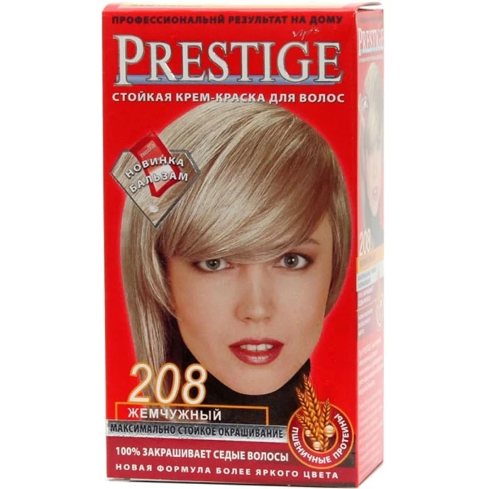 Крем-краска для волос Prestige "vips" №208 "Жемчужный"