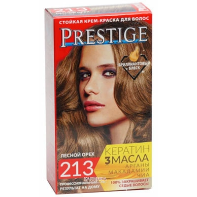 Крем-краска для волос Prestige &quot;vips&quot; №213 &quot;Лесной орех&quot;