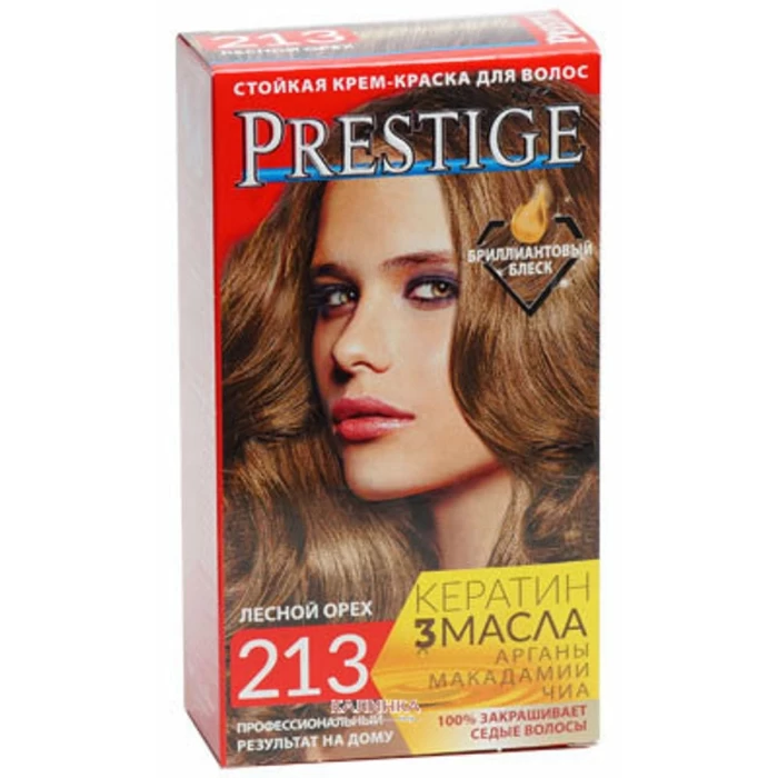 Крем-краска для волос Prestige "vips" №213 "Лесной орех"