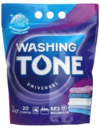 Стиральный порошок Washing Tone Универсал Автомат 3 кг