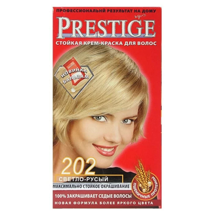 Крем-краска для волос  Prestige "vips" №202 "Светло-русый"