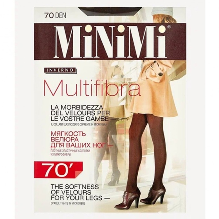 Колготки женские MiNiMi Multifibra 70 moka