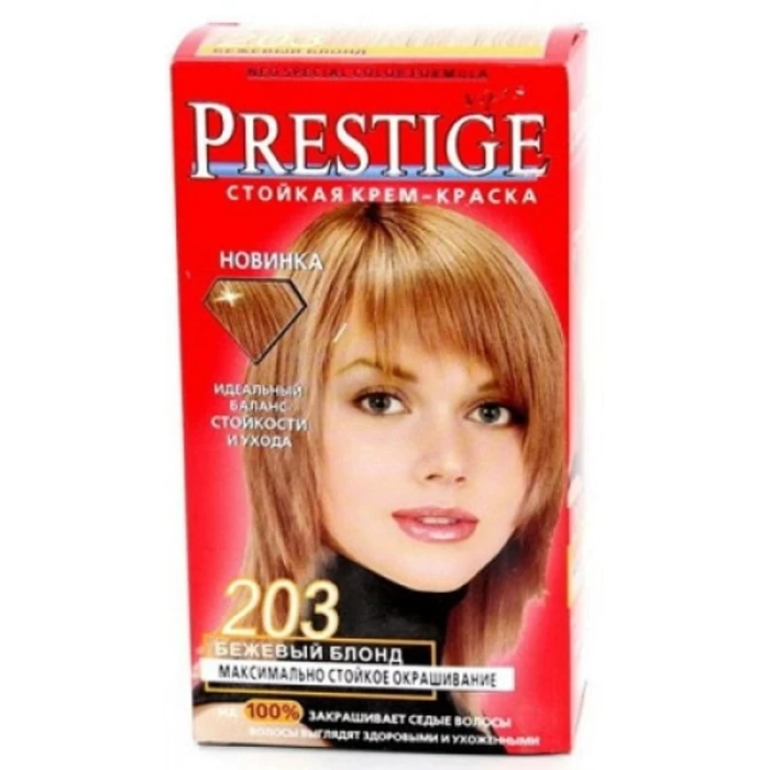 Крем-краска для волос  Prestige "vips" №203 "Бежевый блонд"