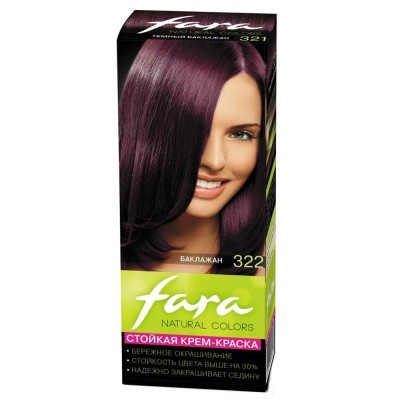 Краска для волос FARA Natural Colors 322 баклажан 117,57 
