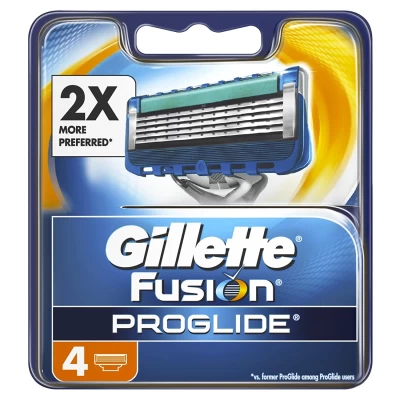 Кассеты Gillette FUSION ProGlide 4шт