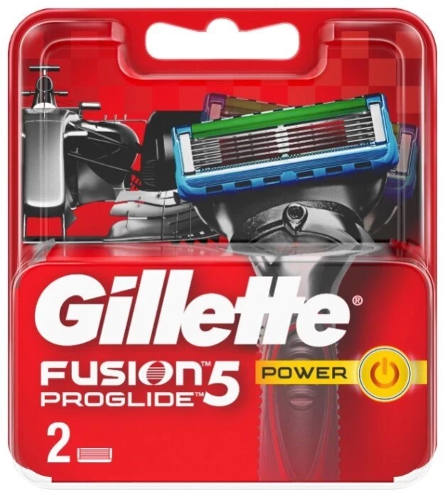 Кассеты Gillette FUSION ProGlide Power RED 2шт