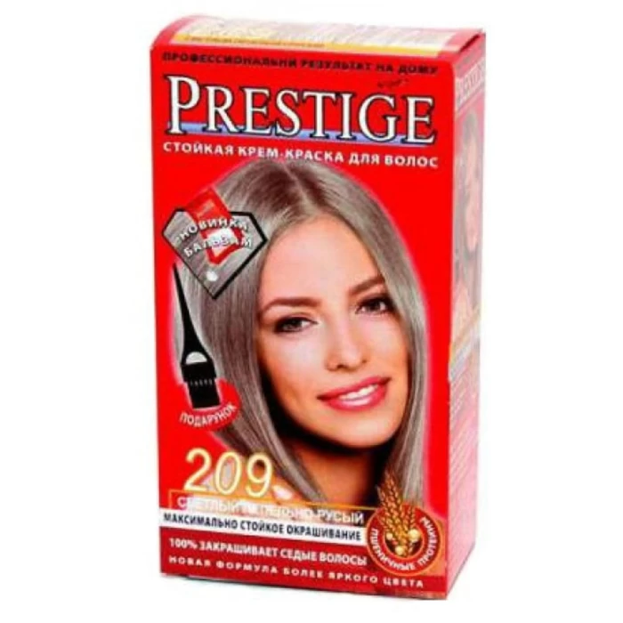 Крем-краска для волос Prestige "vips" №209 "Пепельно-русый"