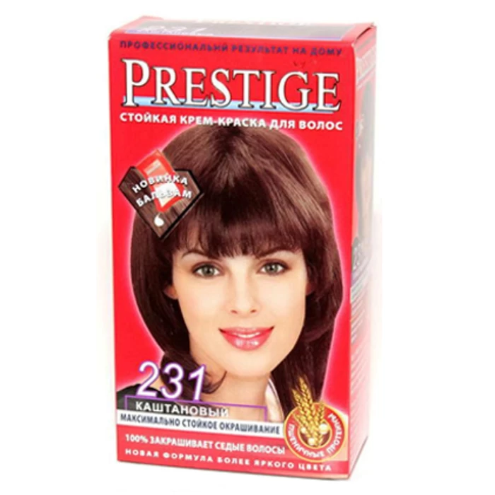 Крем-краска для волос Prestige "vips" №231 "Каштановый"