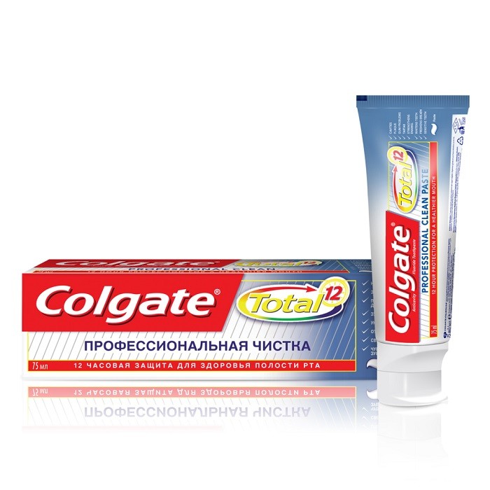 Зубная паста Colgate Total 12 Профессиональная чистка 75 мл