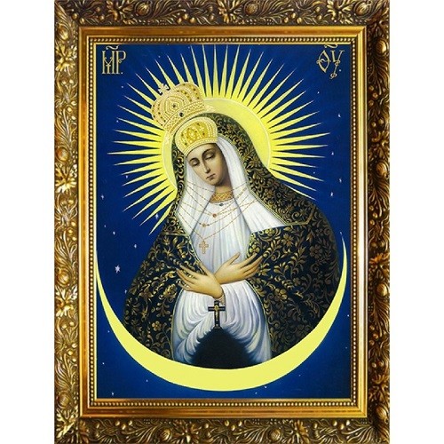 Алмазная мозаика Остробрамская икона Божией Матери Sima-Land арт. 7704298