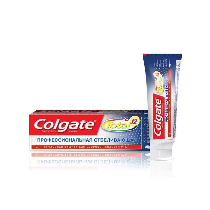 Зубная паста Colgate Total 12 Профессиональная Отбеливающая 75 мл