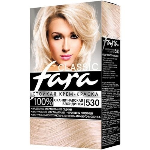 Краска для волос FARA Classic №530 Скандинавская блондинка